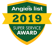 Angie's List 2019 Super Service award logo